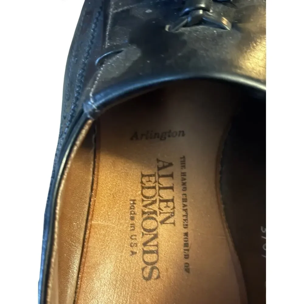 Allen Edmonds Arlington Made in USA Leather Loafers Mens Size 9 C Moc Toe